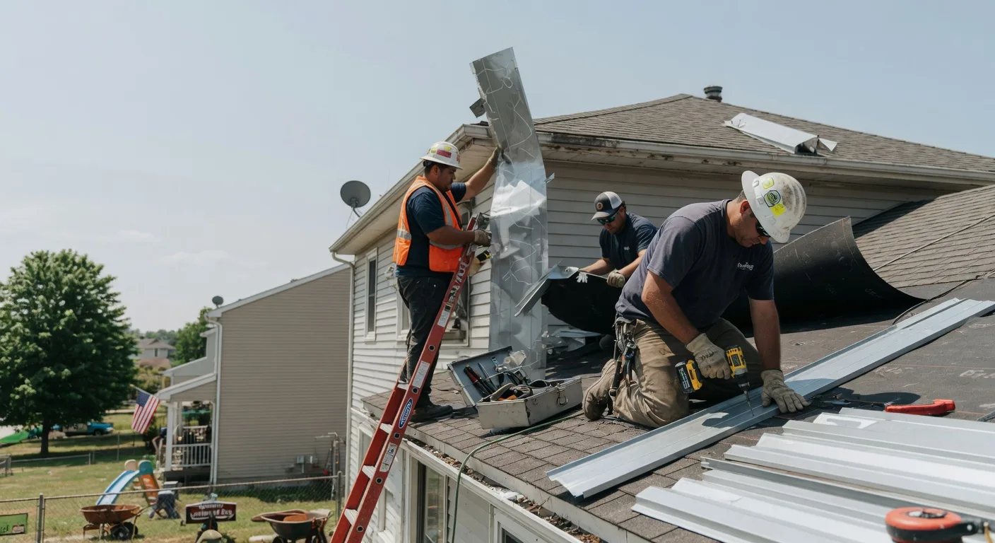 Storm Damage Metal Roof Repair in Cowiche, WA